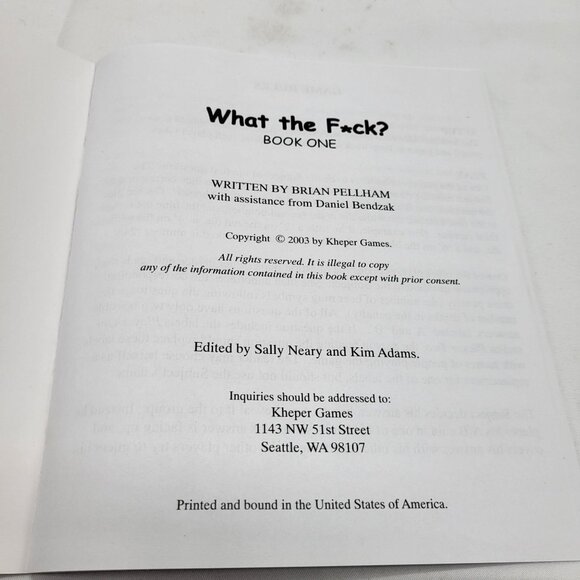 What The F*ck? The Outrageous Drinking Game For 2-100+ Players By Kheper Games - Picture 5 of 14